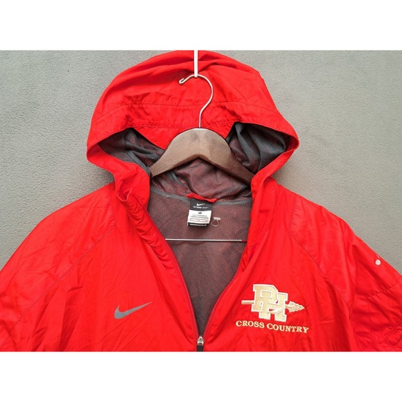 Nike Storm Fit Mesh Lined Track Suit Full Zip Jacket and Pants Red Size L - Picture 4 of 12